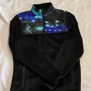 FILA sport galaxy space nasa fleece jacket small